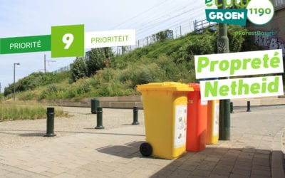 Priorité #9 – Propreté/Netheid